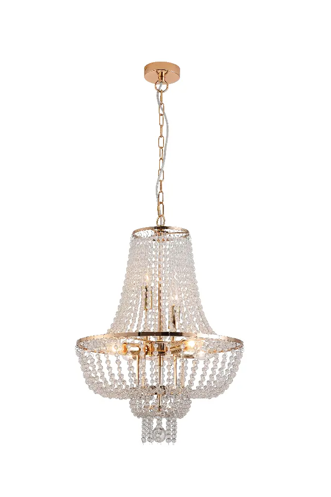 ZARI 6 LIGHT CHANDELIER