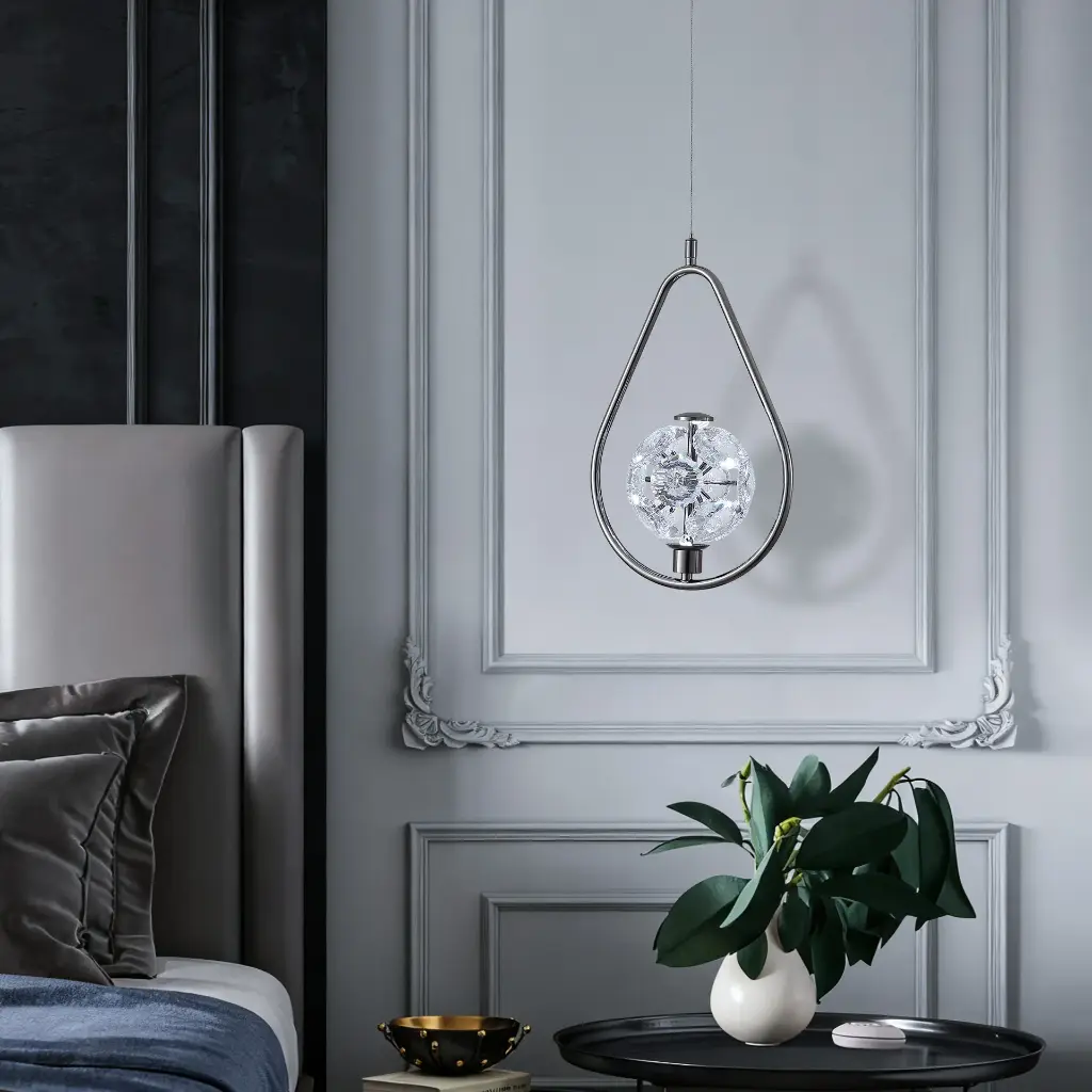 MARGOT 1 GUN MENTAL PENDANT