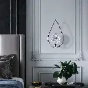 MARGOT 1 GUN MENTAL PENDANT