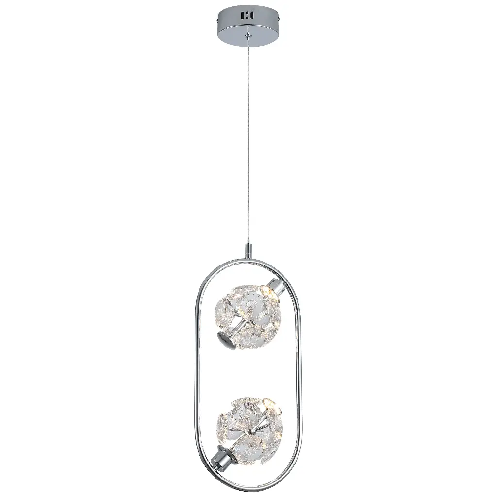 JOLIE 2 CHROME PENDANT