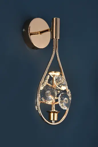 MARGOT 1 GOLD WALL LIGHT