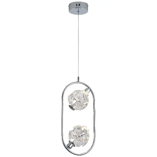 JOLIE 2 CHROME PENDANT
